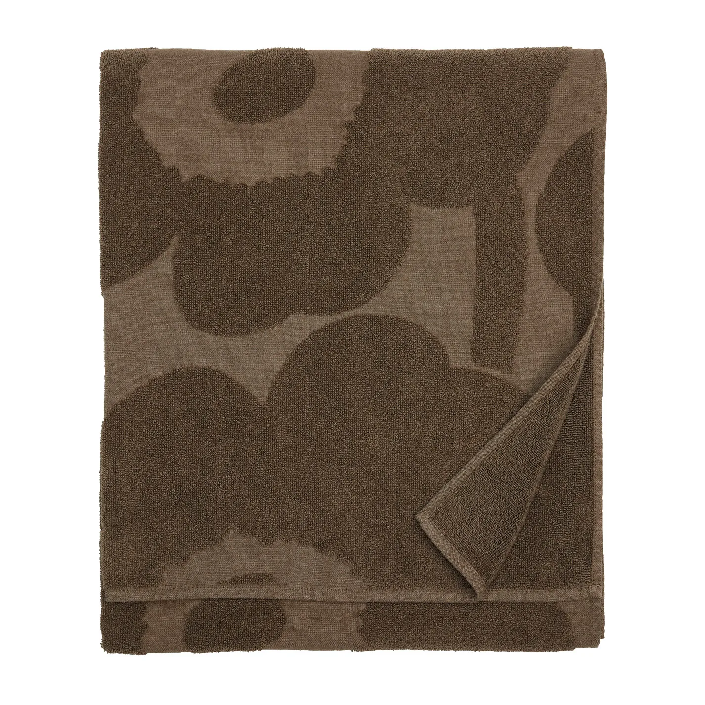 Toalla de baño Unikko 70x150 cm, dark sand Marimekko