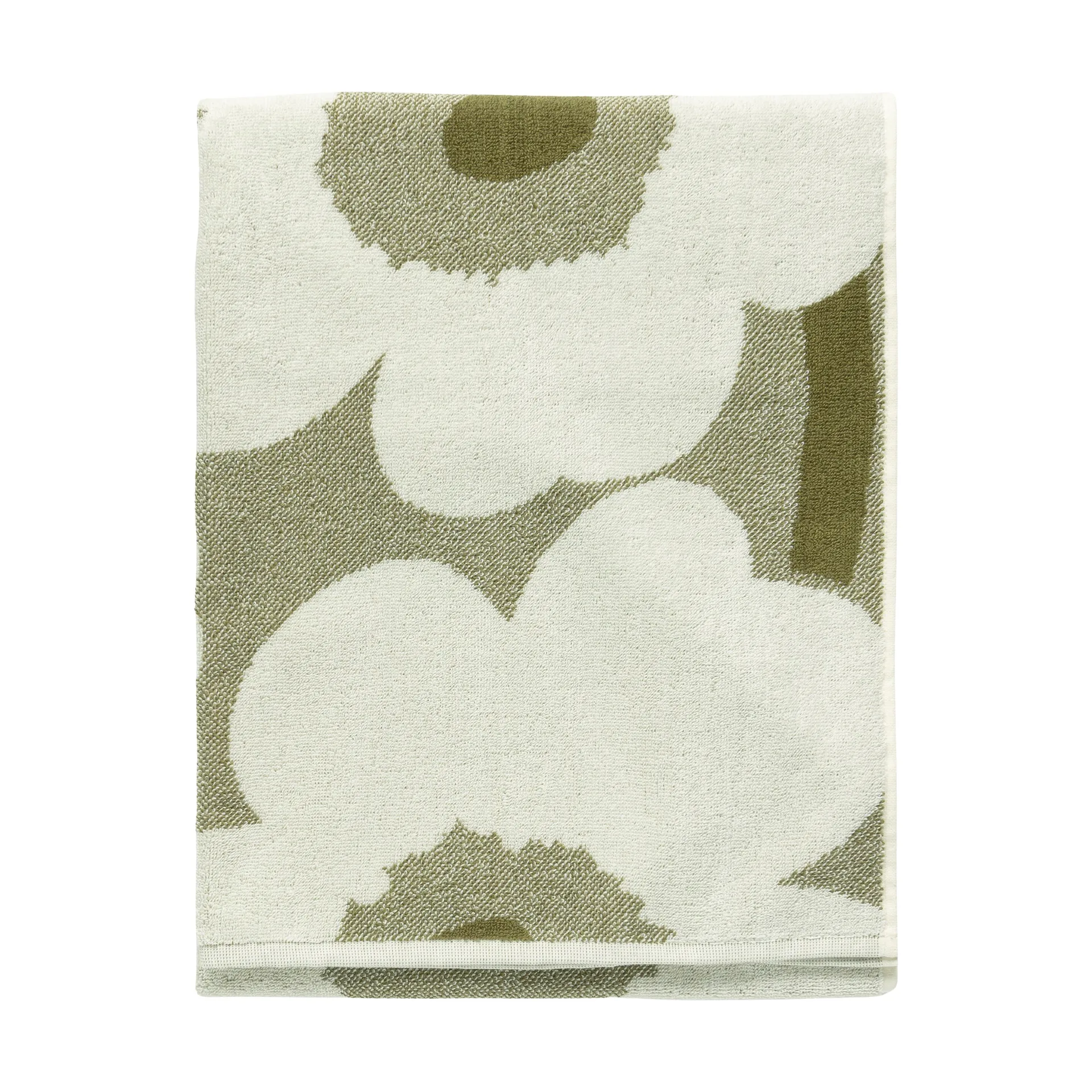 Toalla de baño Unikko 70x150 cm, Green umber-cream Marimekko