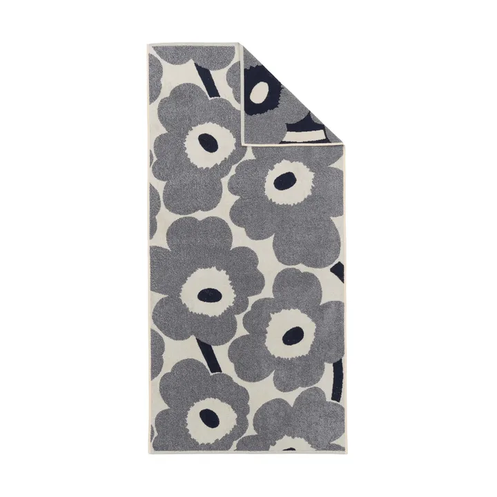 Toalla de baño Unikko 70x150 cm - Off white-blueberry - Marimekko