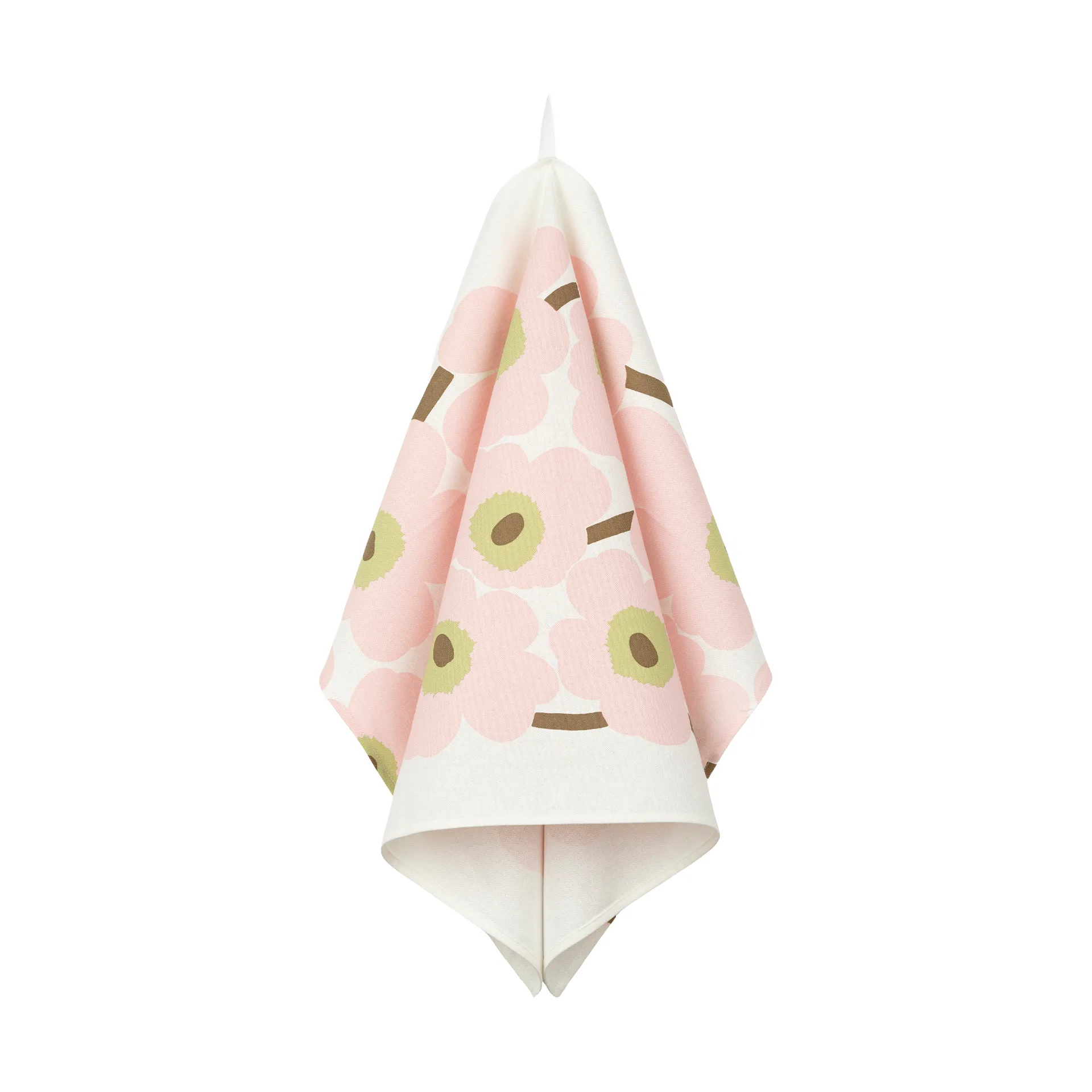 Toalla de cocina Unikko 43x70 cm, Off white-pink-pear-sand Marimekko