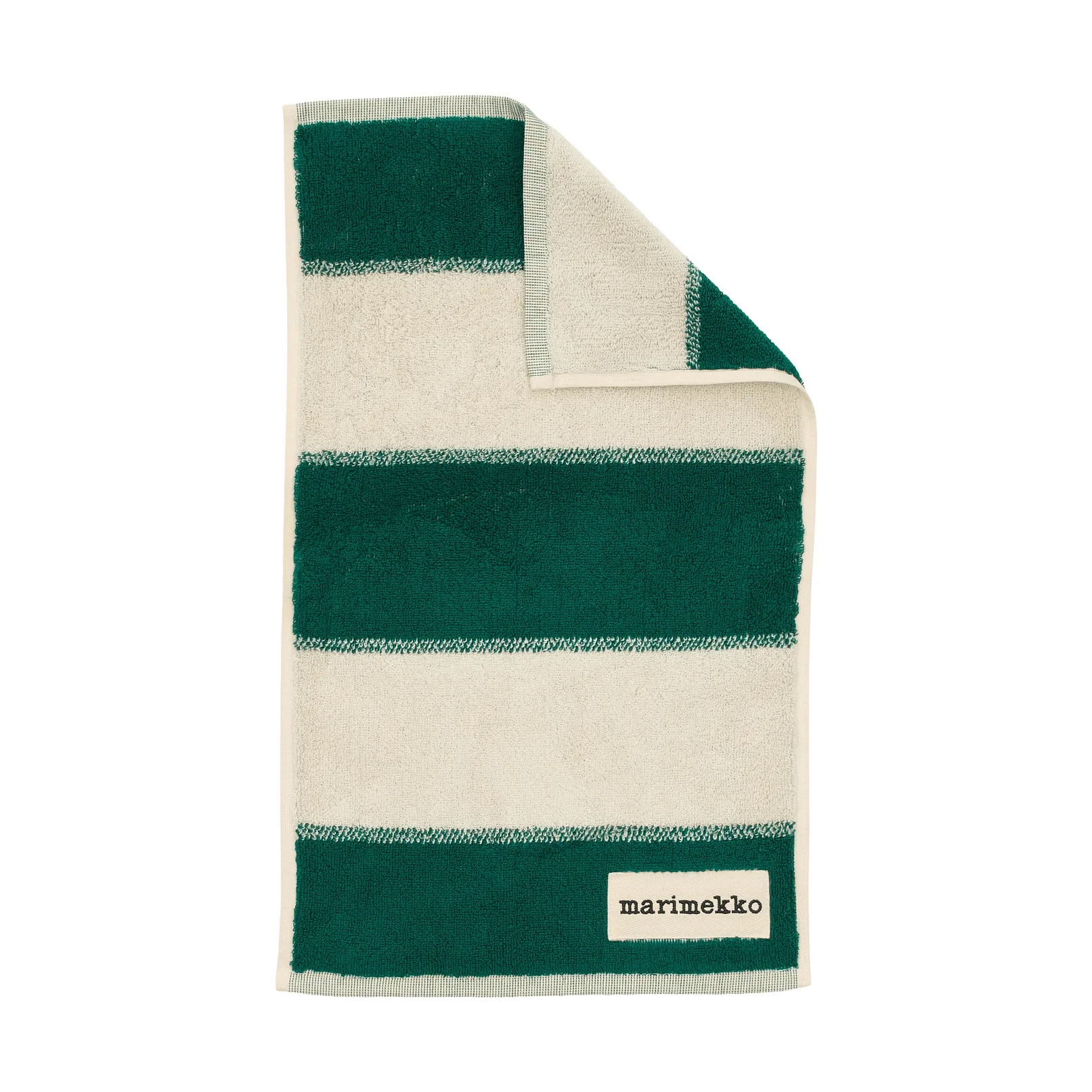 Toalla de invitado Galleria, Emerald-melón Marimekko