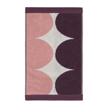 Toalla de invitados Härkä 50x30 - blanco-rosa-rojo - Marimekko