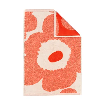 Toalla de mano Unikko 32x50 cm - Blanco roto-orange red - Marimekko