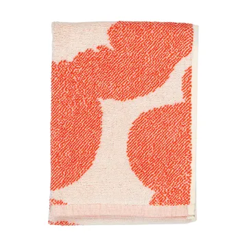 Toalla de mano Unikko 32x50 cm - Blanco roto-orange red - Marimekko