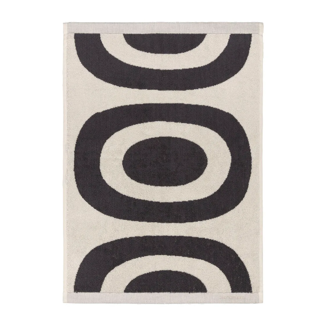 Toalla de manos Melooni 50x70, Charcoal-off white Marimekko