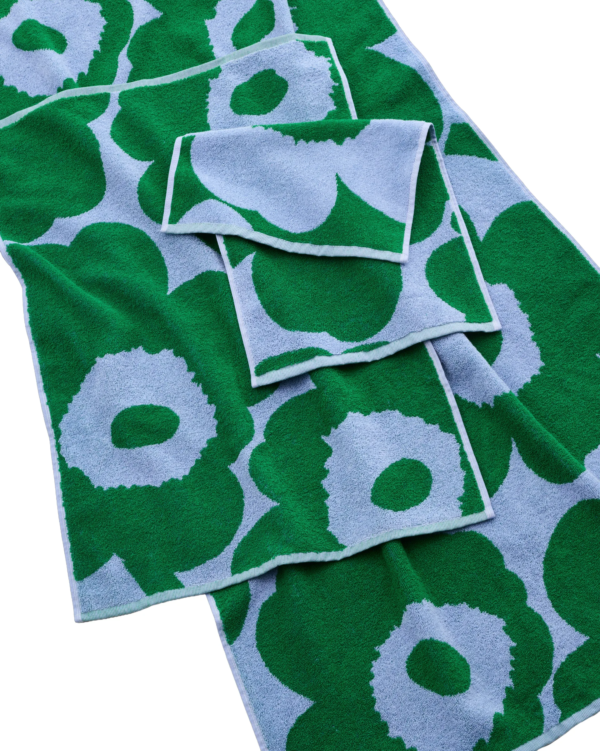 Toalla de manos Unikko 30x50 cm, Light blue-green Marimekko