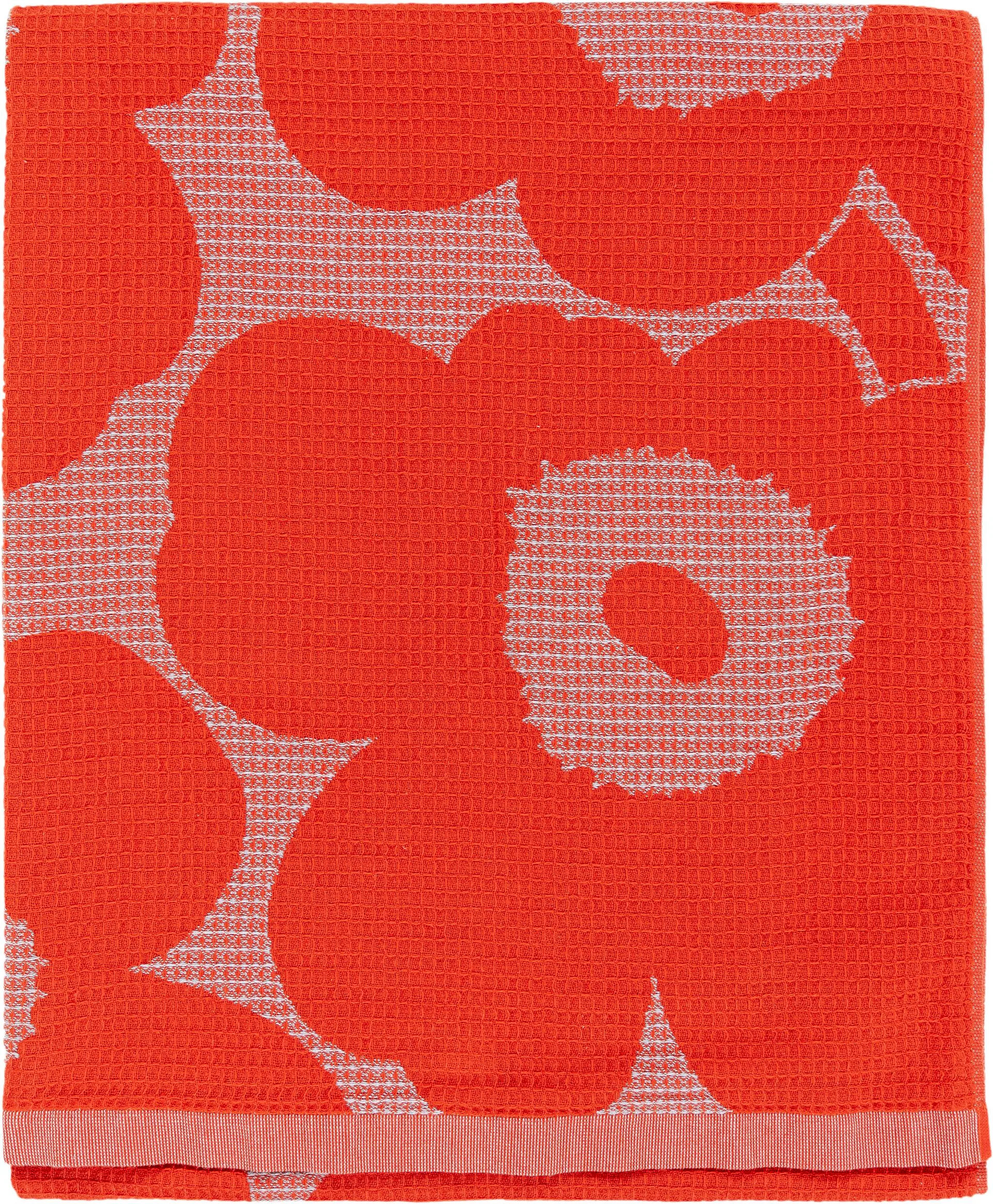 Toalla de playa Unikko 96,5x180 cm, L. blue-orange Marimekko