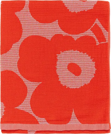 Toalla de playa Unikko 96,5x180 cm - L. blue-orange - Marimekko