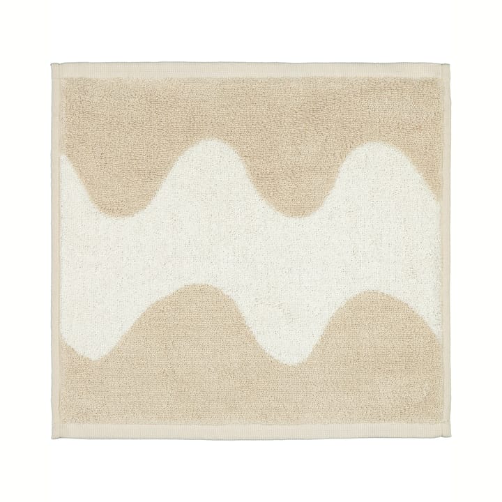 Toalla Lokki beige-blanco - 30x30 cm - Marimekko