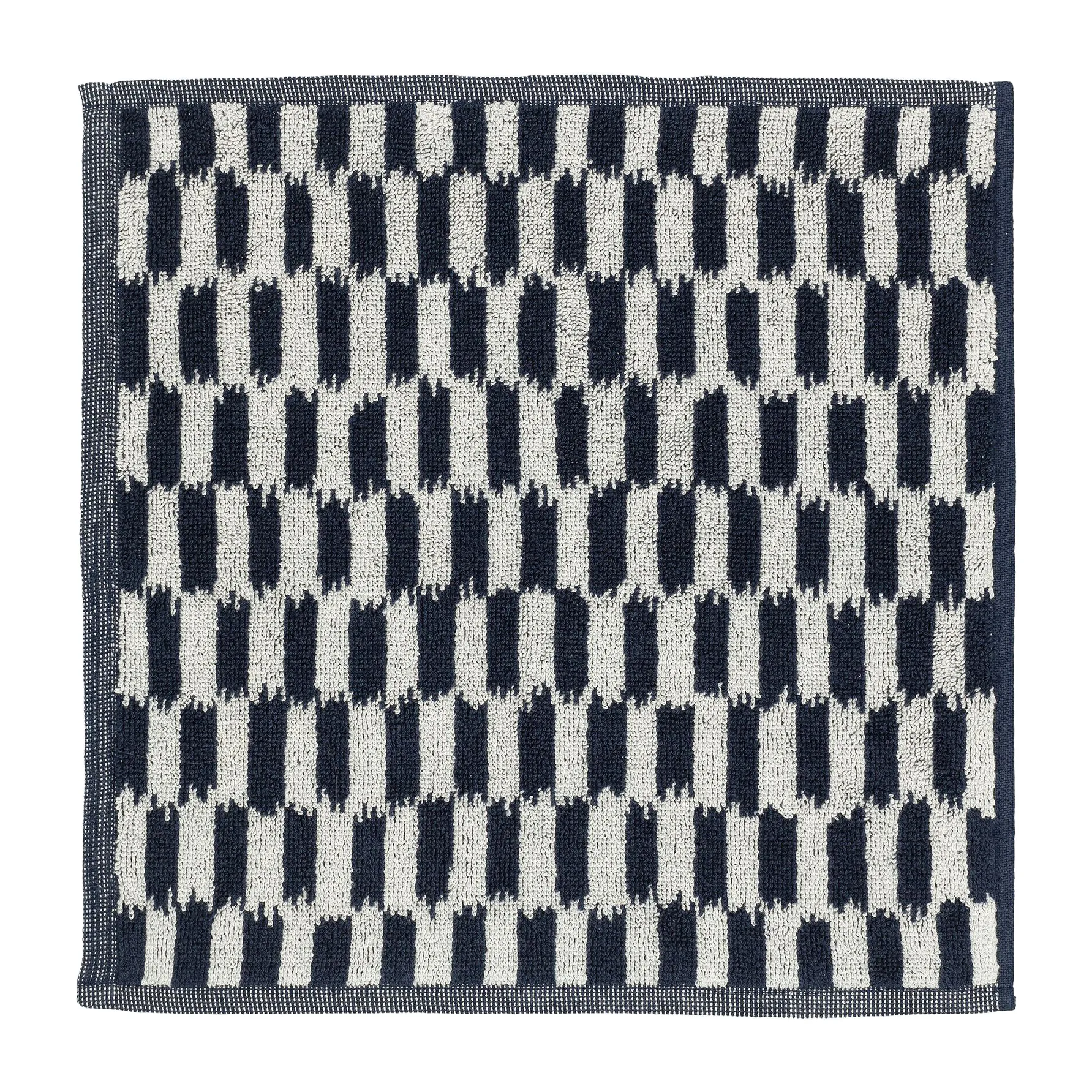 Toalla Piekana dark blue-off white, 30x30 cm Marimekko