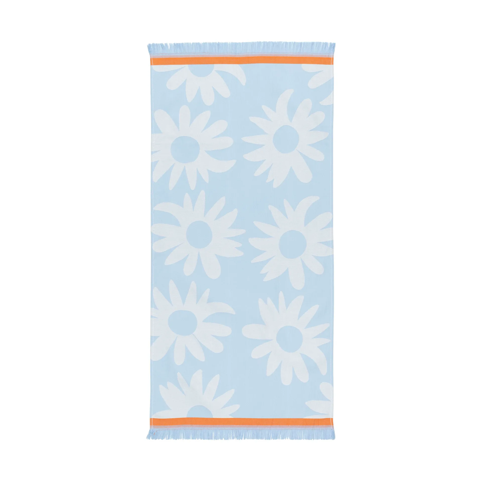 Toalla Rakastaa ei rakasta hamam 45x92 cm, Orange-Off-white-light blue Marimekko