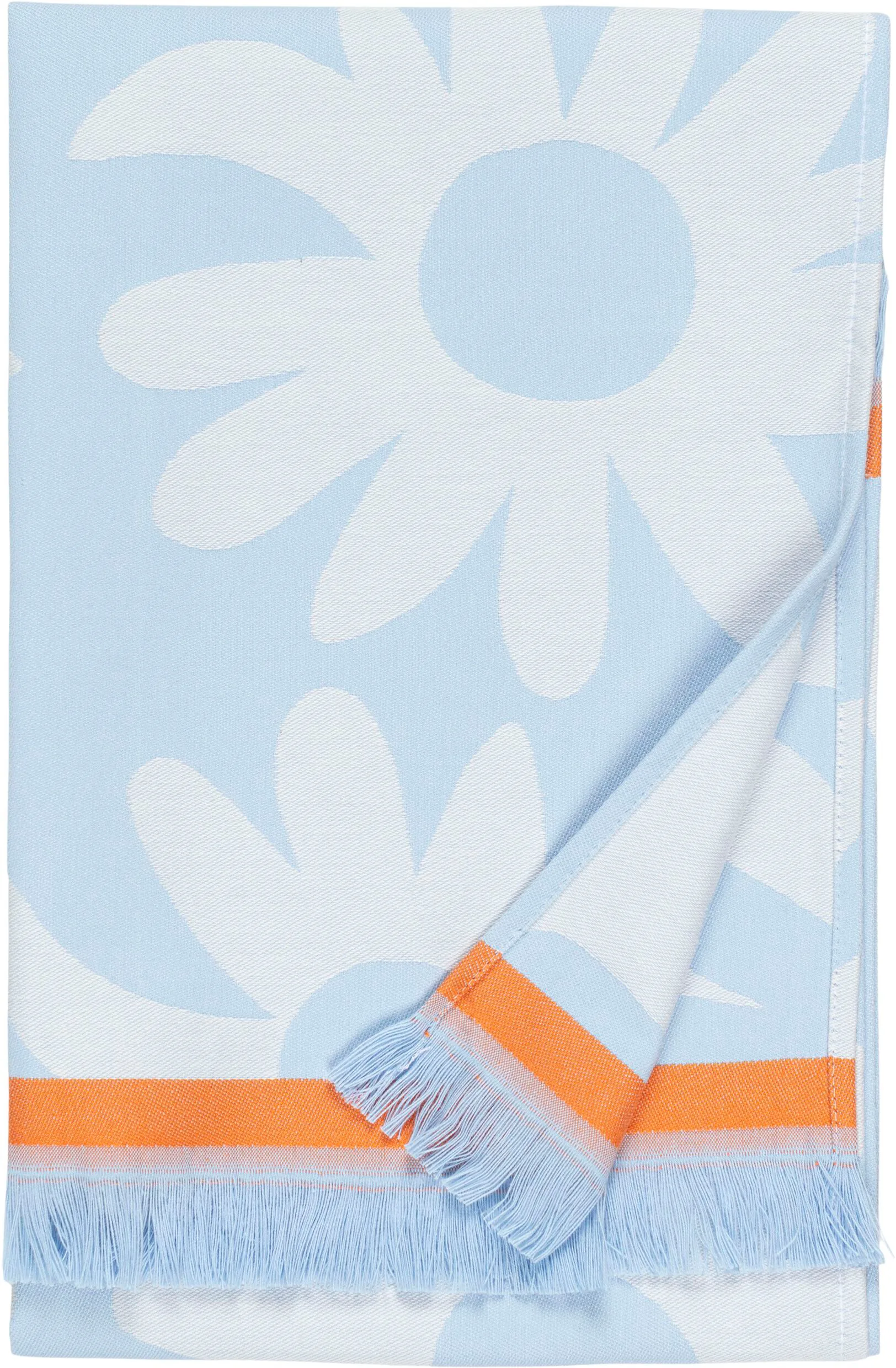 Toalla Rakastaa ei rakasta hamam 45x92 cm, Orange-Off-white-light blue Marimekko