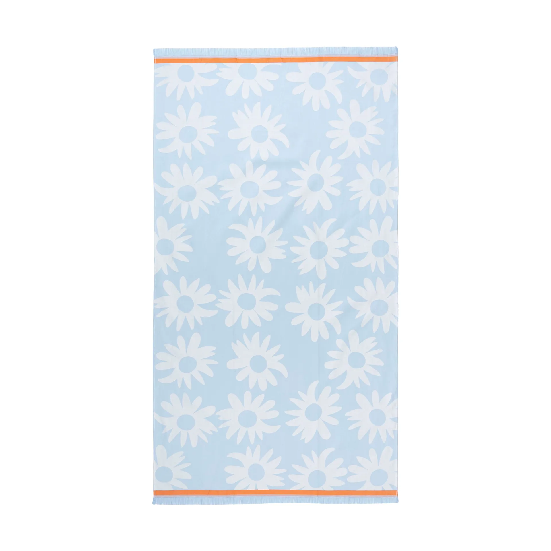 Toalla Rakastaa ei rakasta hamam 91x165 cm, Orange-Off-white-light blue Marimekko