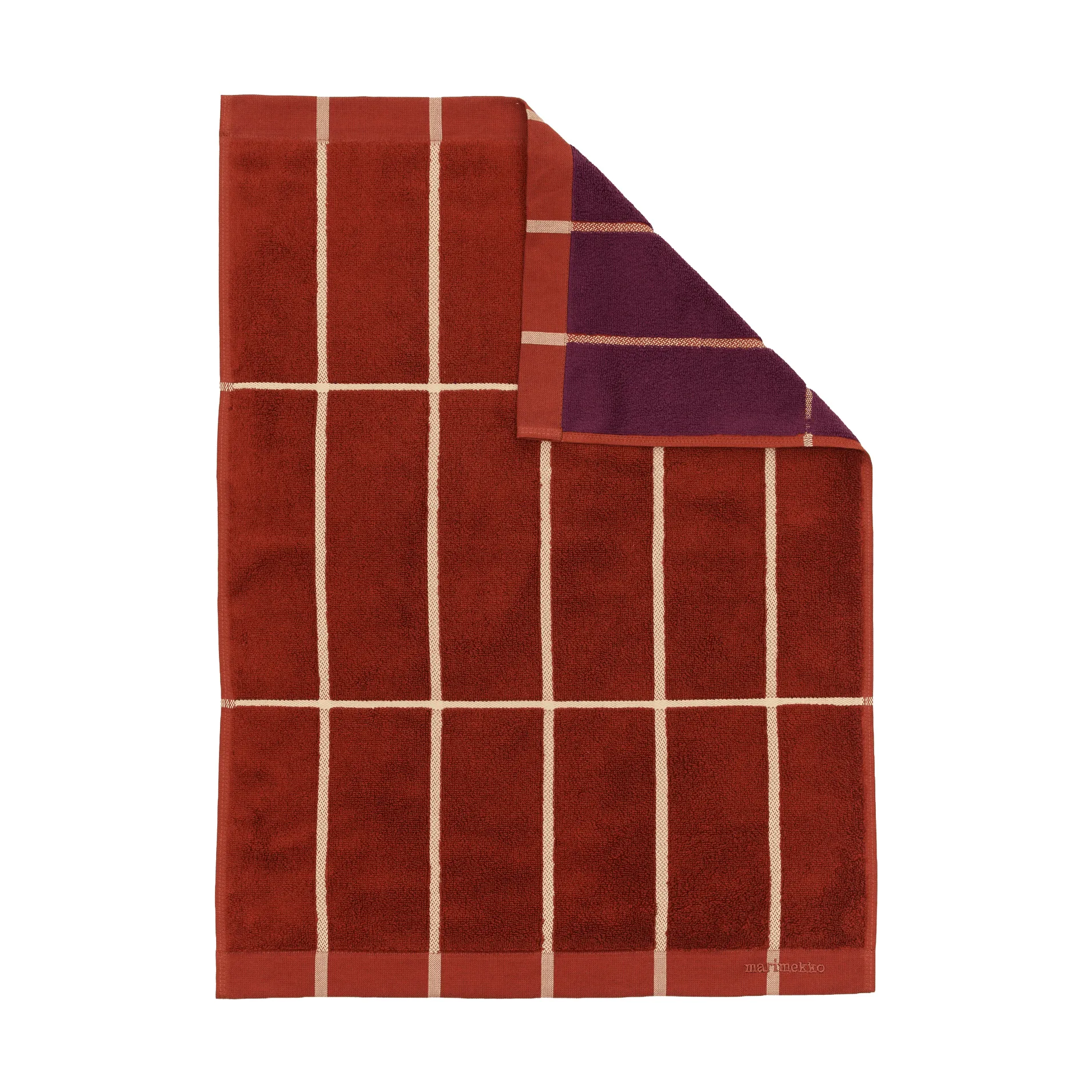 Toalla Tiiliskivi 50x70 cm, Brick-plum-hay Marimekko