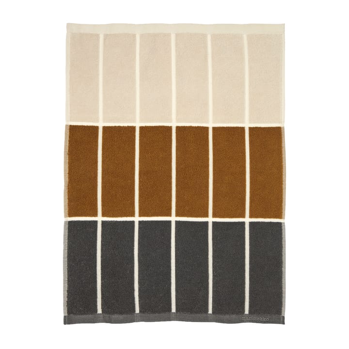 Toalla Tiiliskivi 50x70 cm - gris oscuro-marrón-beige - Marimekko