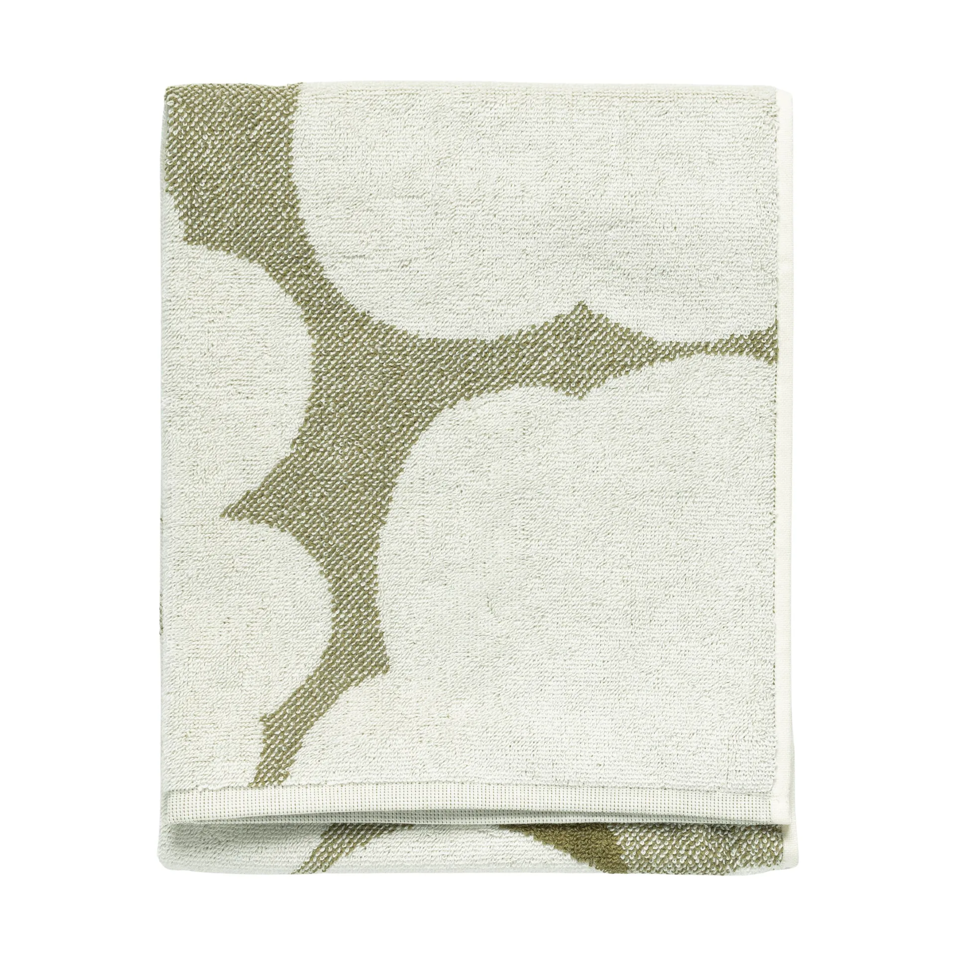 Toalla Unikko 50x70 cm, Green umber-cream Marimekko
