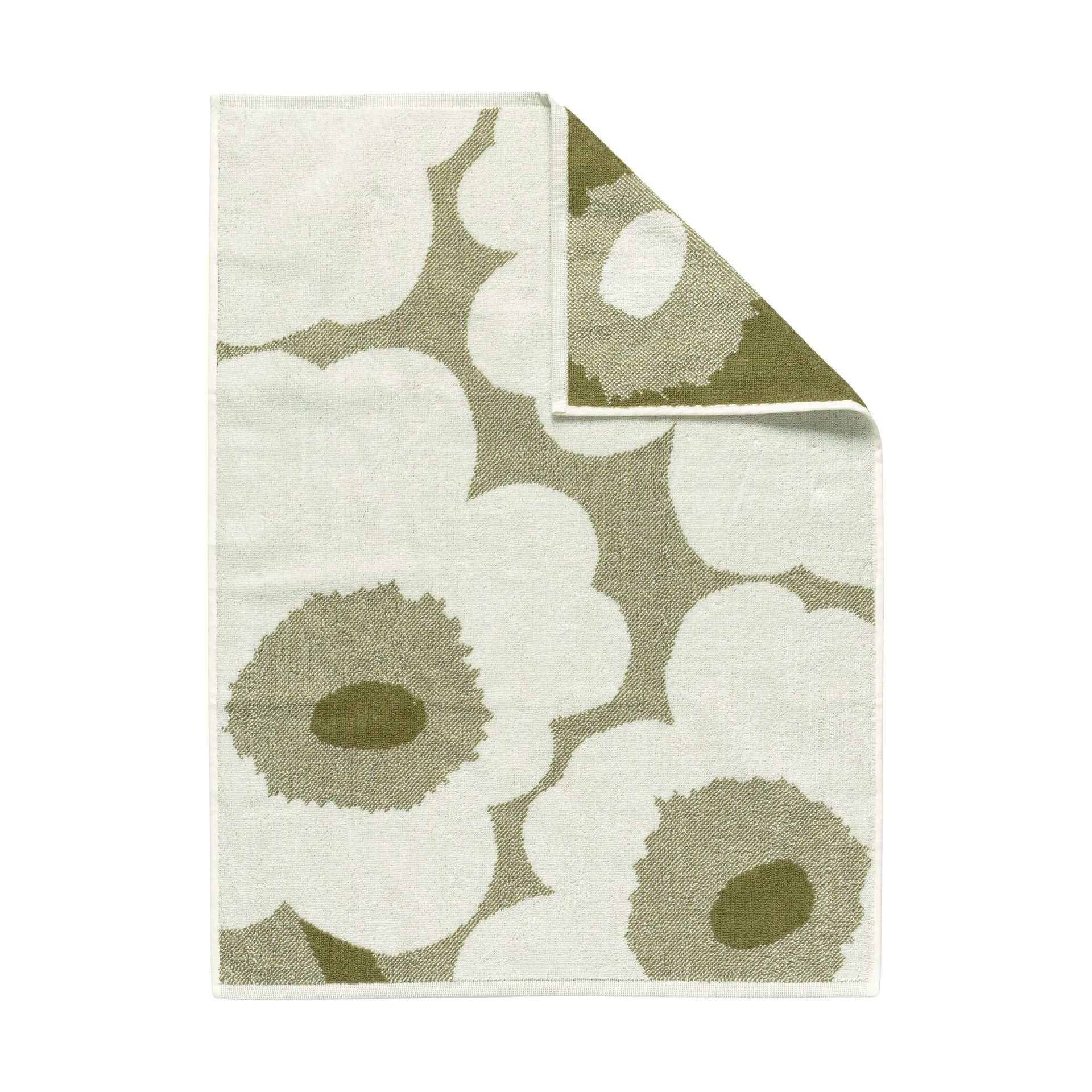 Toalla Unikko 50x70 cm, Green umber-cream Marimekko