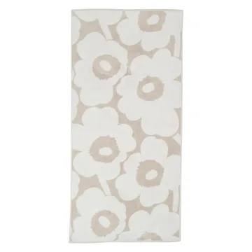 Toalla Unikko beige-blanco - 70x150 cm - Marimekko