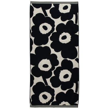 Toalla Unikko blanco natural-azul oscuro - 70x150 cm - Marimekko
