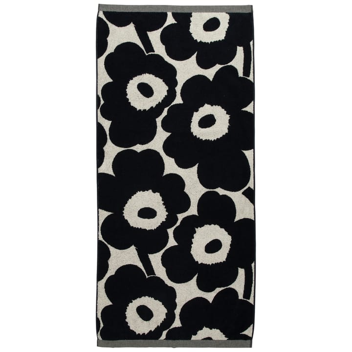 Toalla Unikko  blanco natural-azul oscuro - 70x150 cm - Marimekko