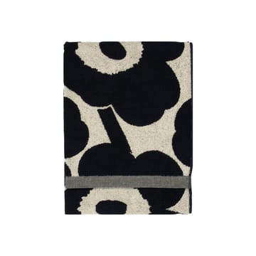 Toalla Unikko blanco natural-azul oscuro - 70x150 cm - Marimekko