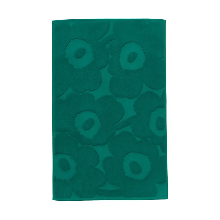 Unikko alfombra de baño - esmeralda - Marimekko