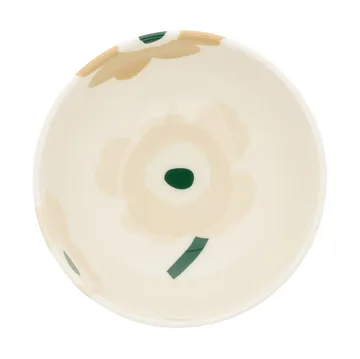 Unikko cuenco 3 dl - beige-blanco-arena clara-verde oscuro - Marimekko