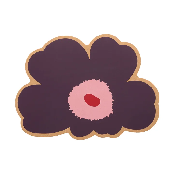 Unikko mantel individual - Cork-plum-pink-cranberry - Marimekko