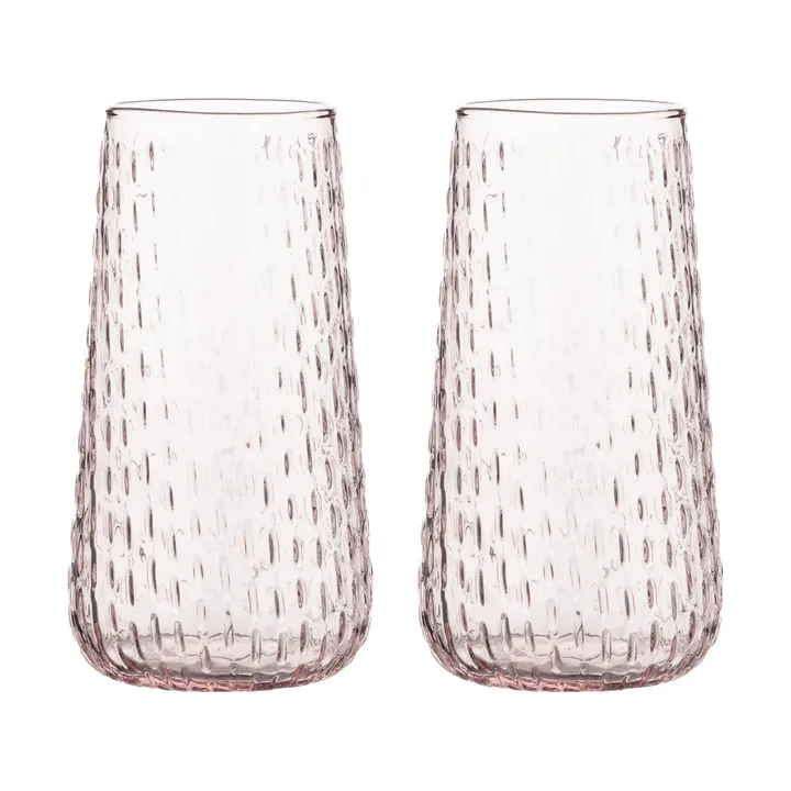 Vaso Syksy long tumbler, 2-pack - Rosa claro - Marimekko