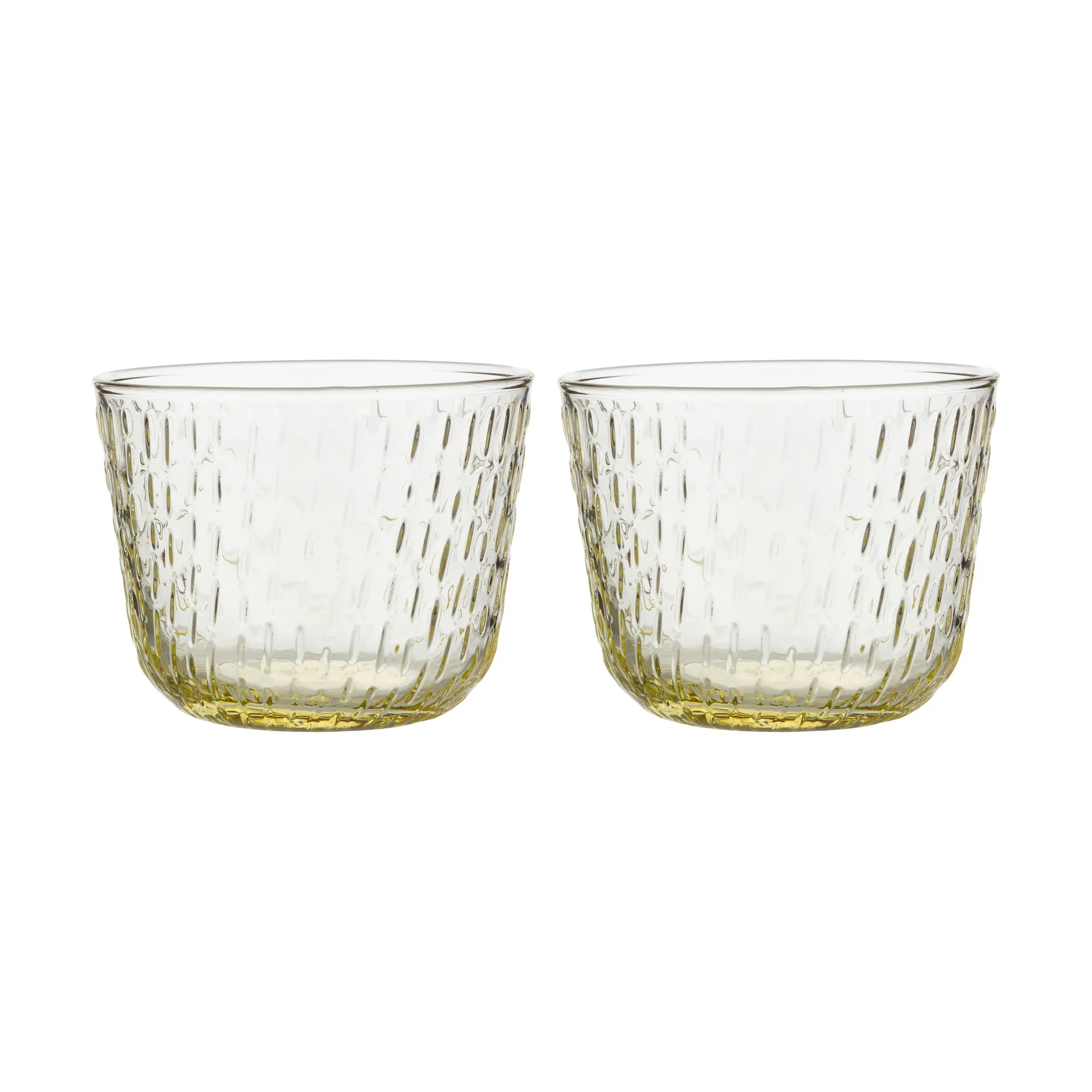 Vasos Syksy 2 dl 2-pack, Pale yellow Marimekko