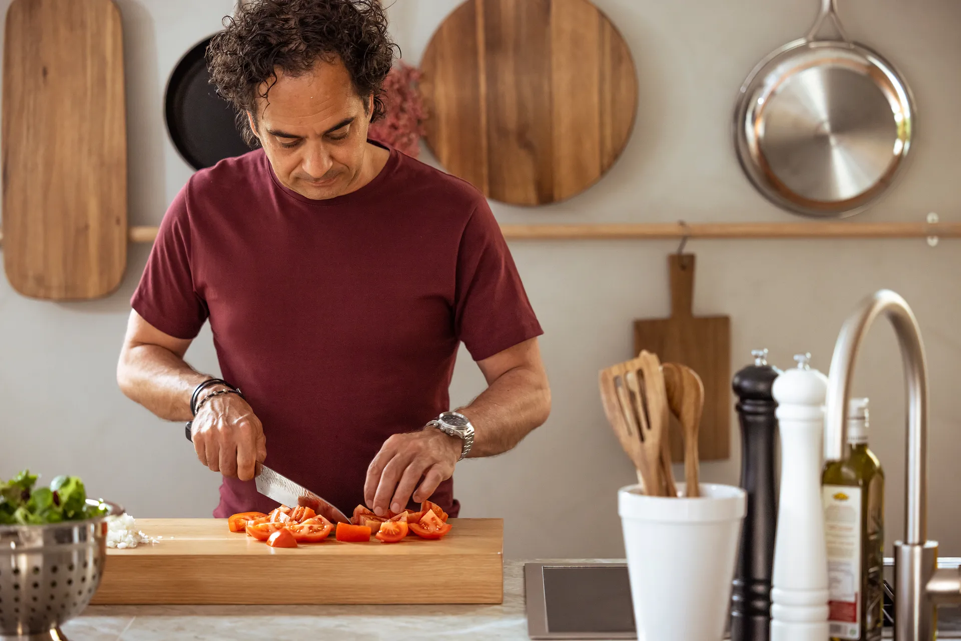 Bandeja de servir Markus grande 20x63 cm, Acacia Markus Aujalay