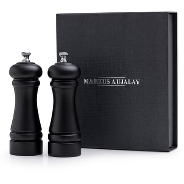 Set de molinillo de pimienta y sal Markus - negro - Markus Aujalay