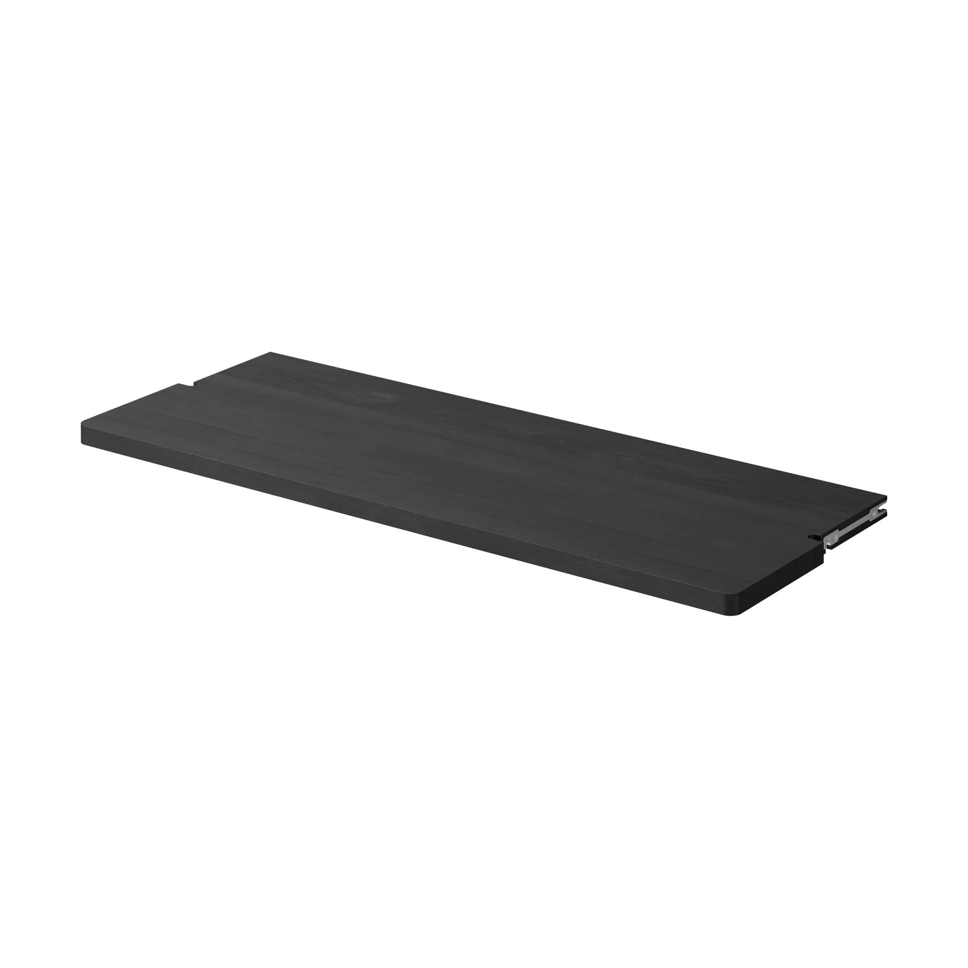 Balda Gridlock Deep Shelf 800 cm (ancho), Black stained Ash Massproductions