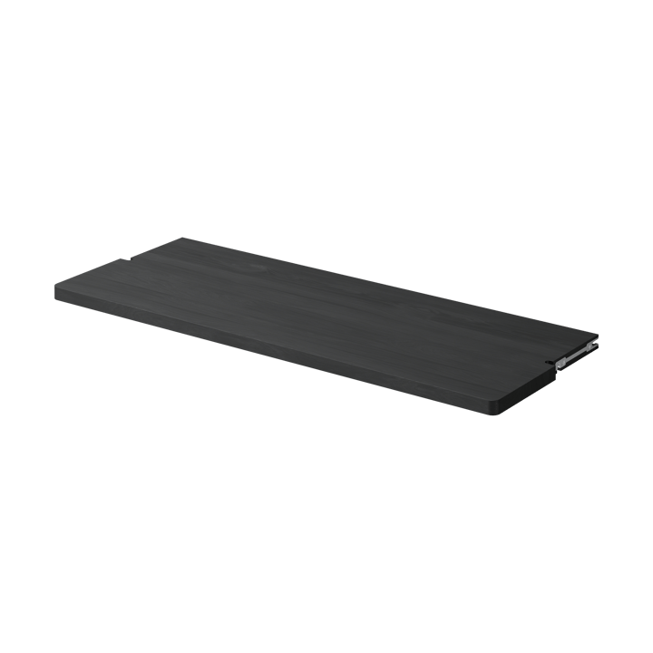 Balda Gridlock Deep Shelf 800 cm (ancho) - Black stained Ash - Massproductions