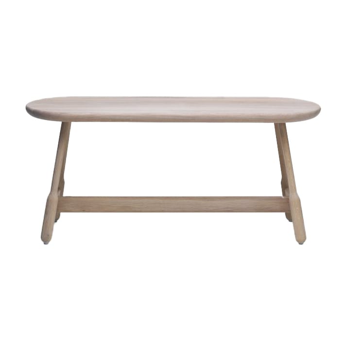 Banco Albert 160 cm - Roble tratado blanco - Massproductions