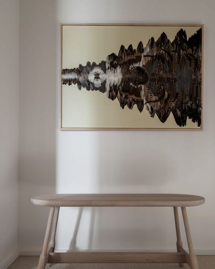 Banco Albert 160 cm, Roble tratado blanco Massproductions