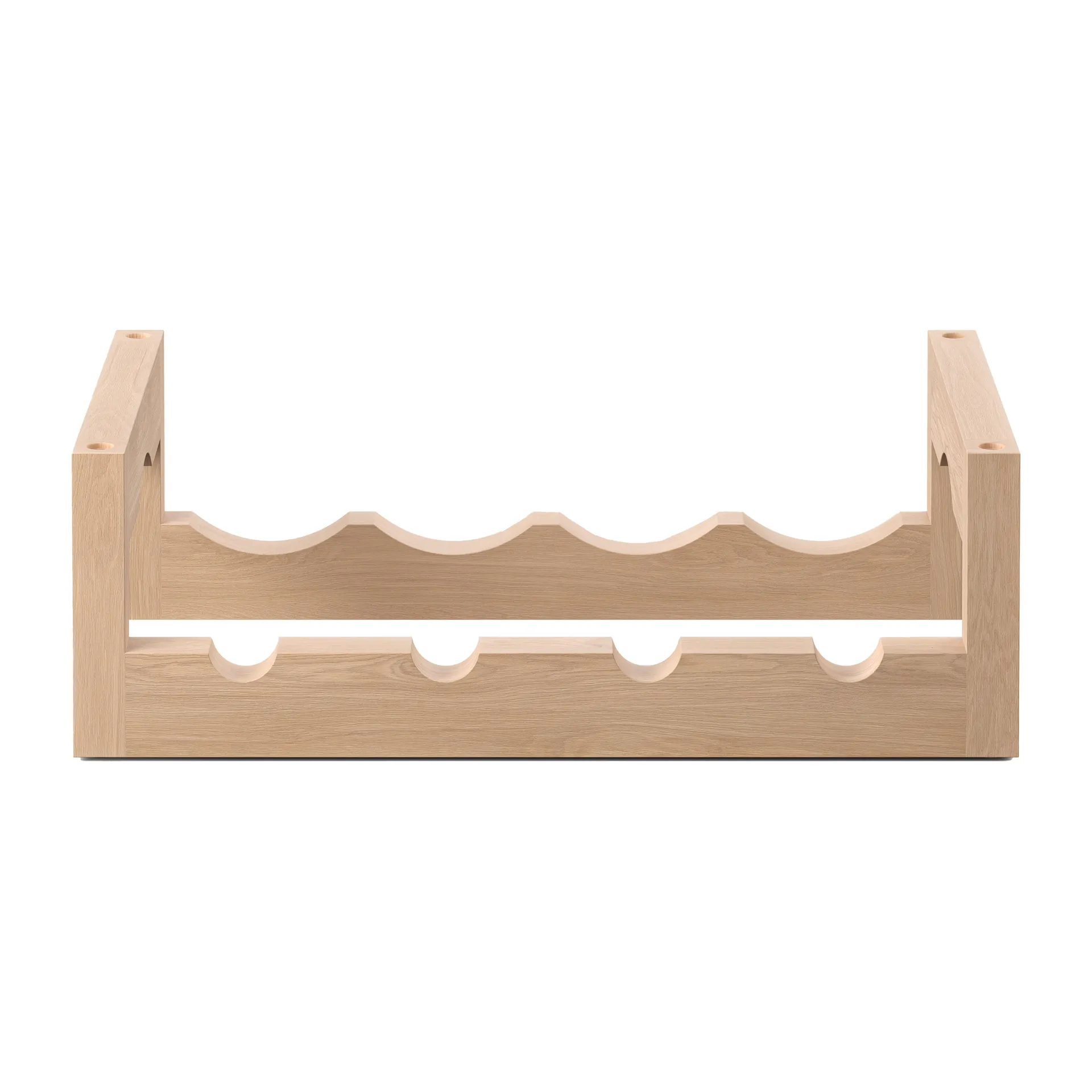 Botellero apilable Silo, Fresno aceitado Massproductions