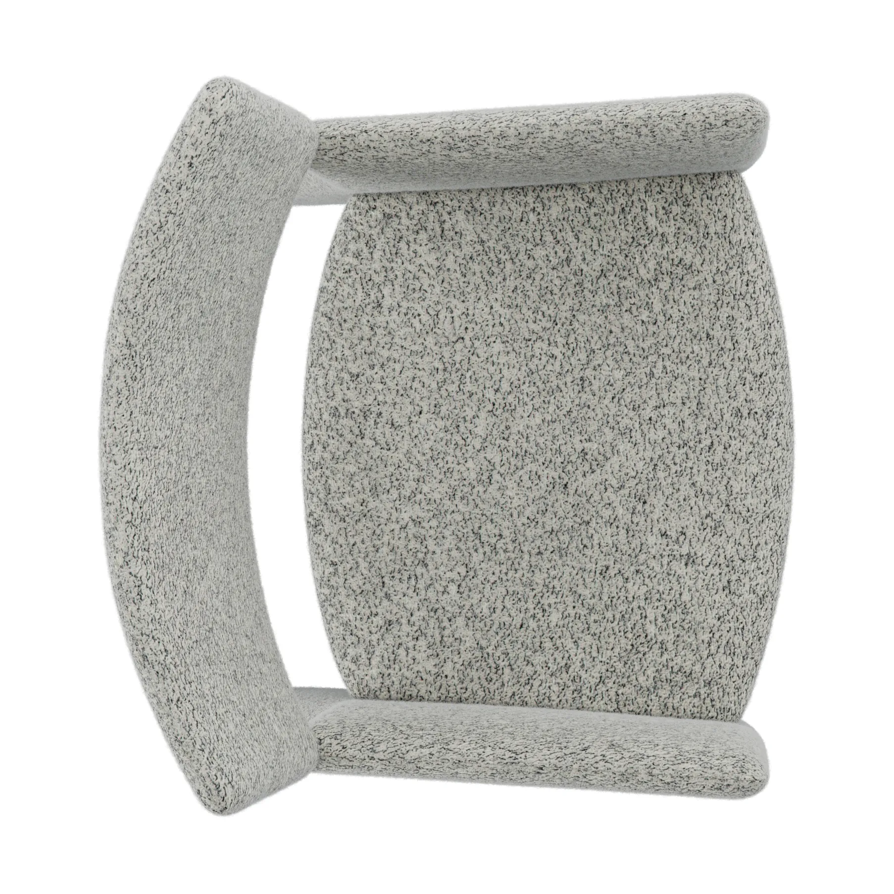 Crown Easy Chair, Spiral 23 Monochrome Massproductions