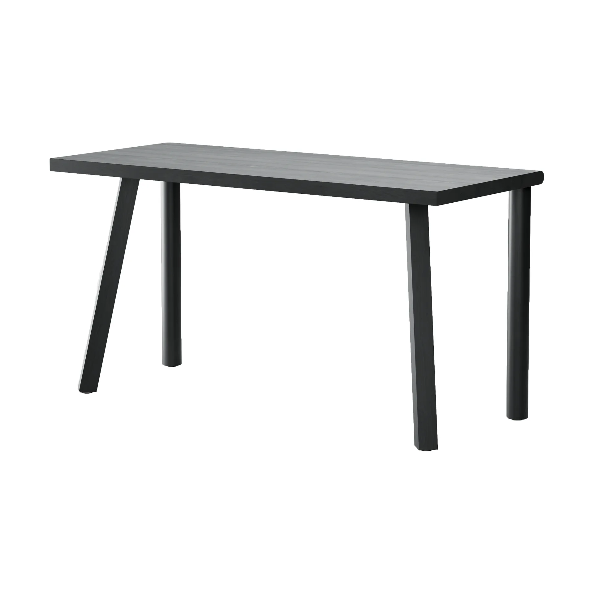 Escritorio Homework 140x60 cm, Fresno teñido de negro Massproductions