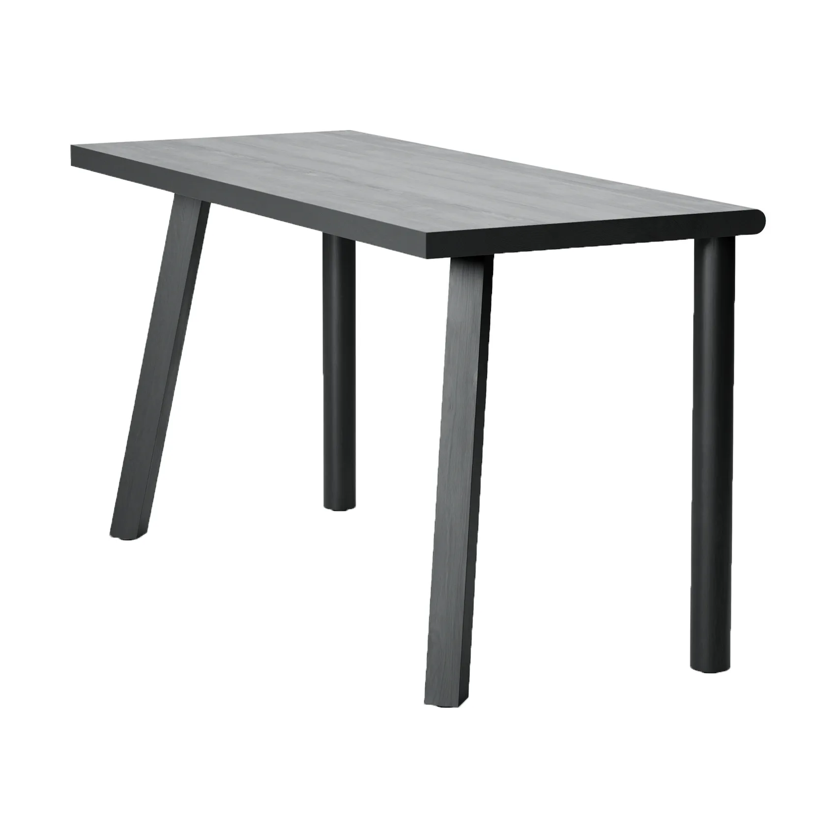 Escritorio Homework 140x60 cm, Fresno teñido de negro Massproductions