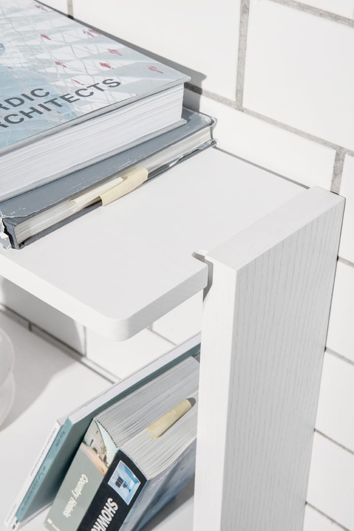 Estantería de pared Gridlock - S1-A3-0, White stained Ash Massproductions