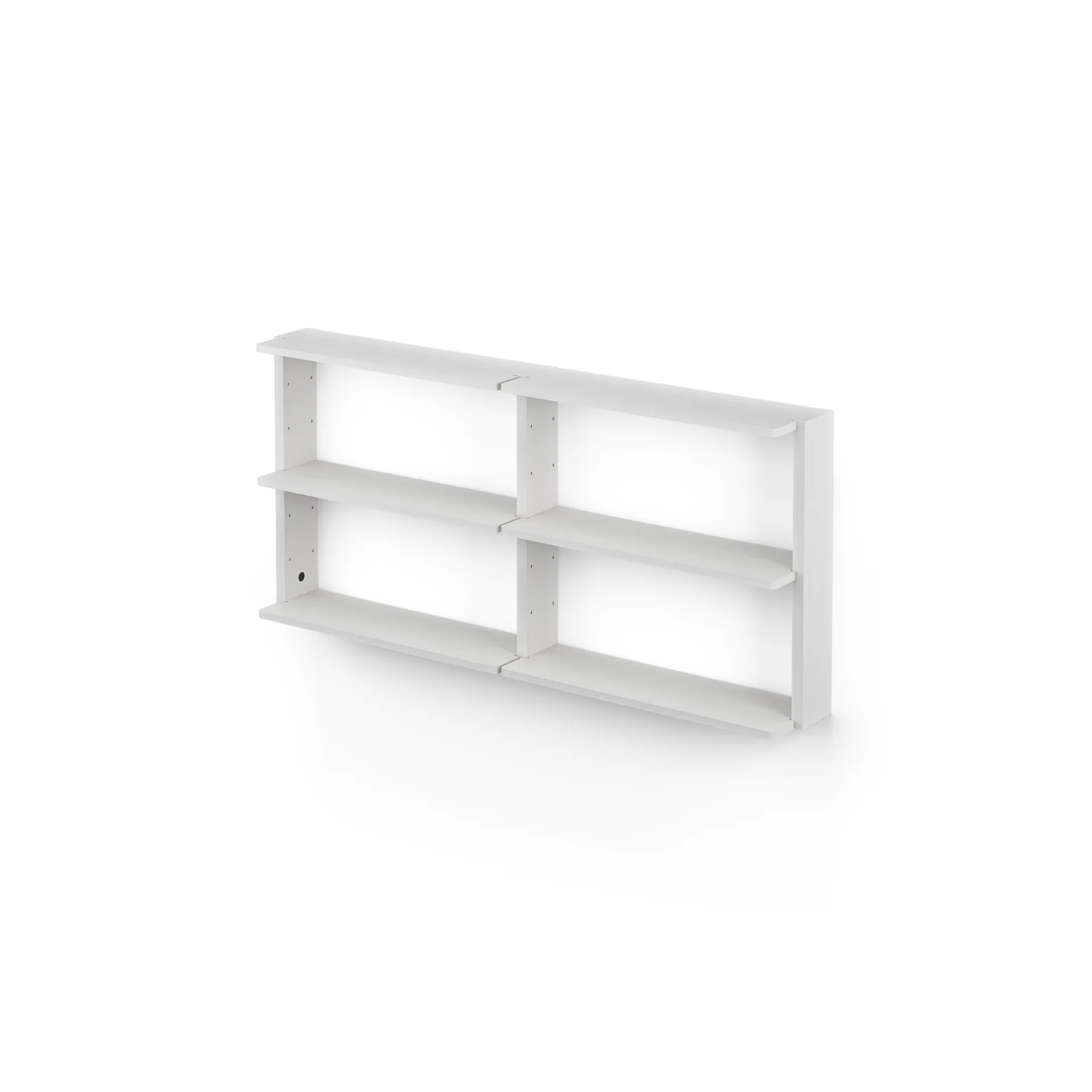 Estantería de pared Gridlock - S2-A6-0, White stained Ash Massproductions