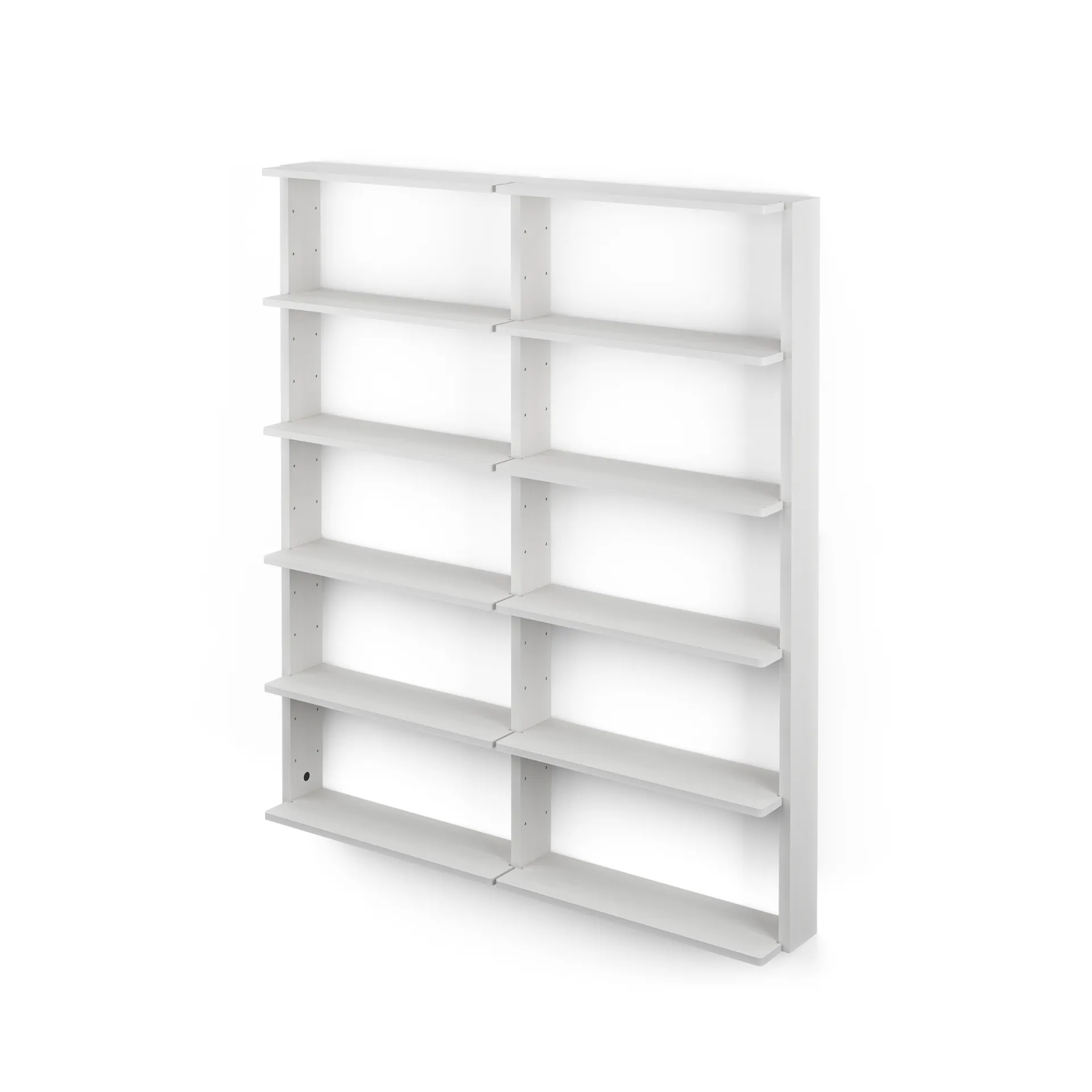 Estantería de pared Gridlock - T2-A12-0, White stained Ash Massproductions