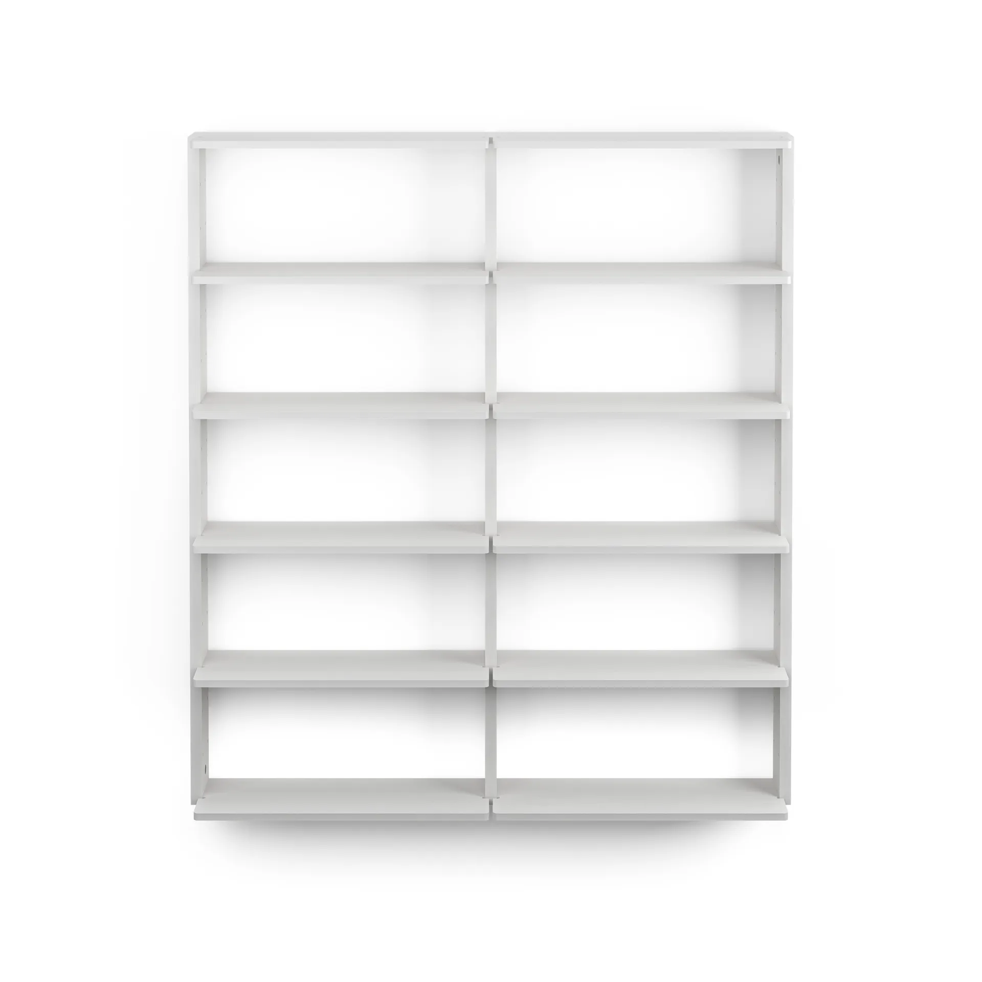 Estantería de pared Gridlock - T2-A12-0, White stained Ash Massproductions