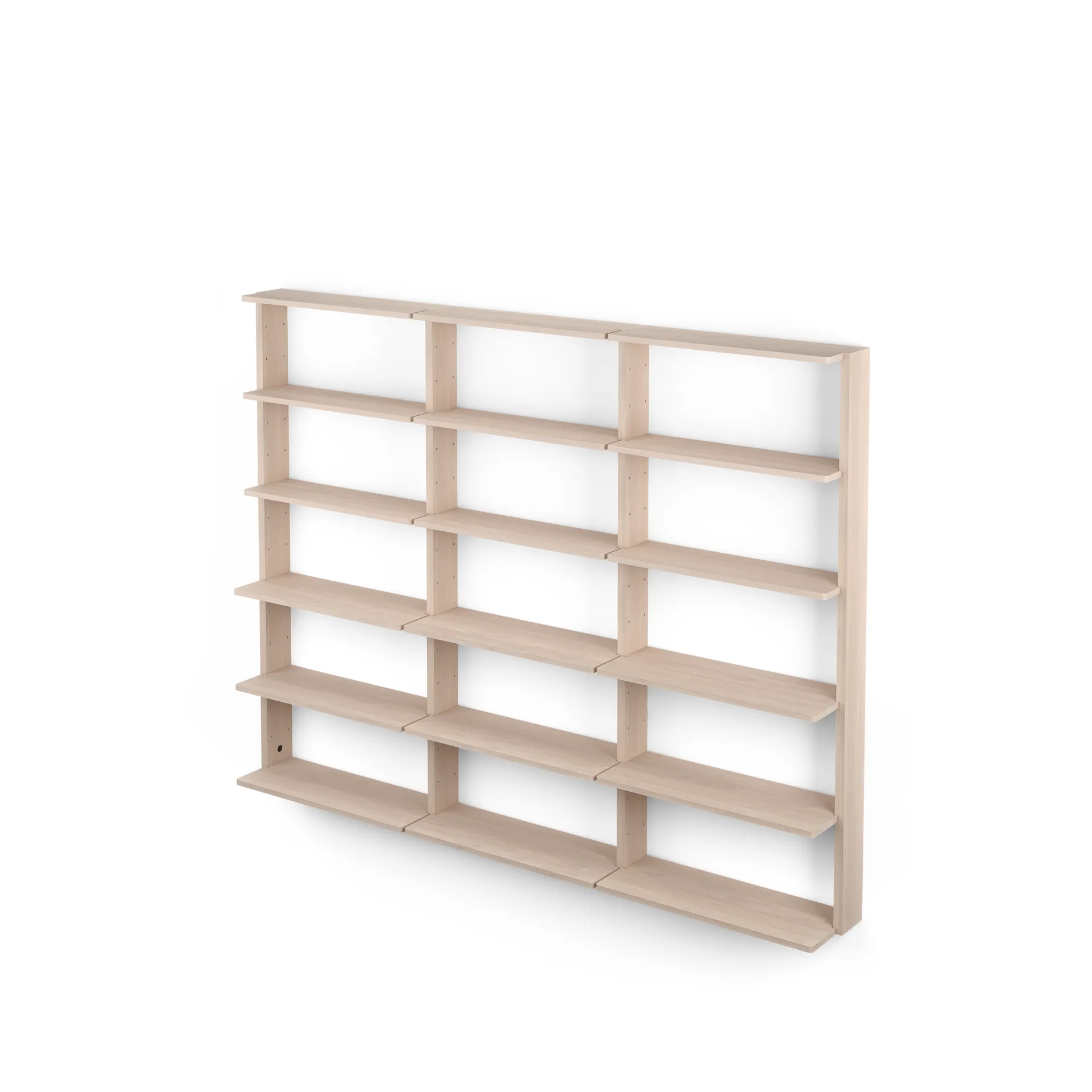 Estantería de pared Gridlock - T3-A9-9, Natural Ash Massproductions