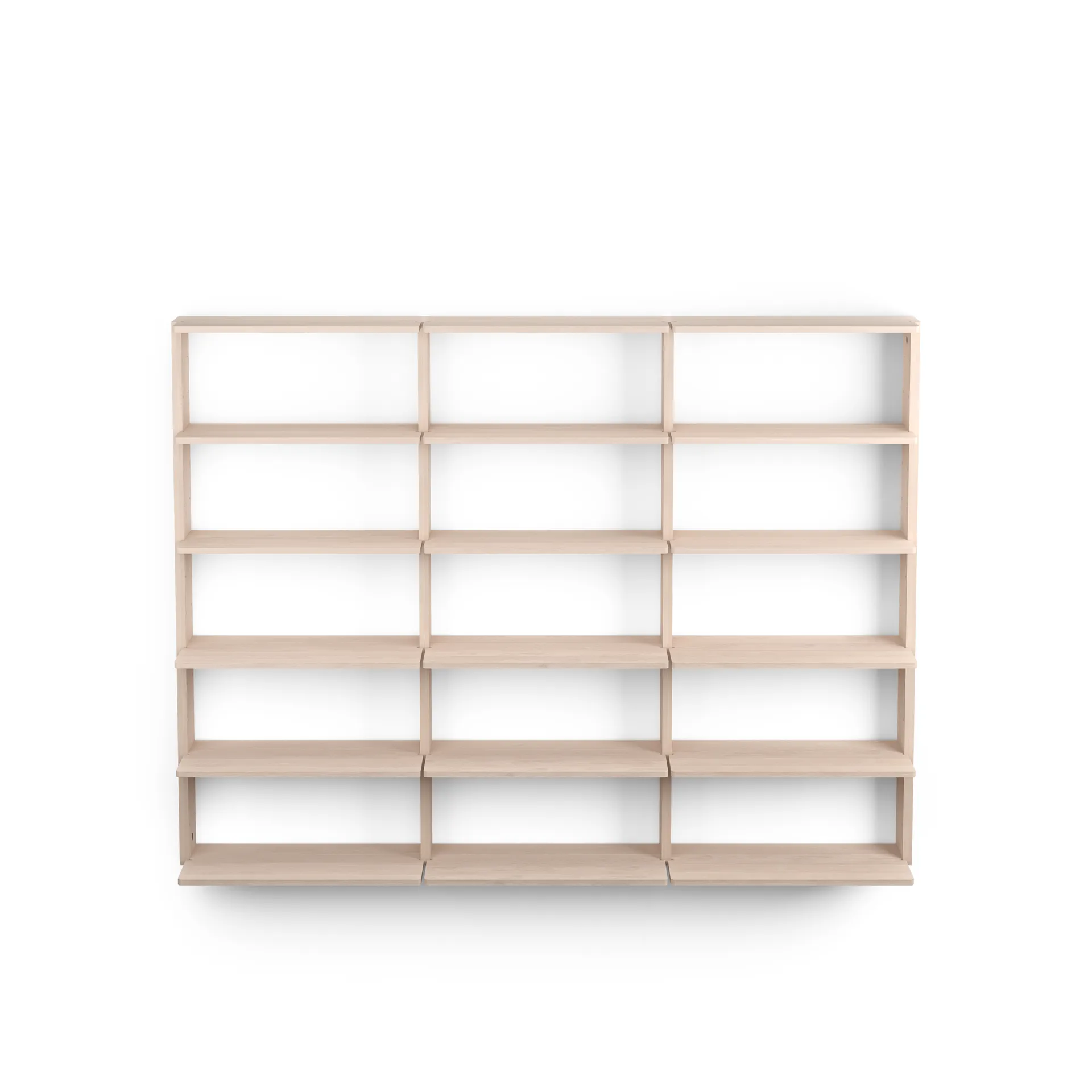 Estantería de pared Gridlock - T3-A9-9, Natural Ash Massproductions