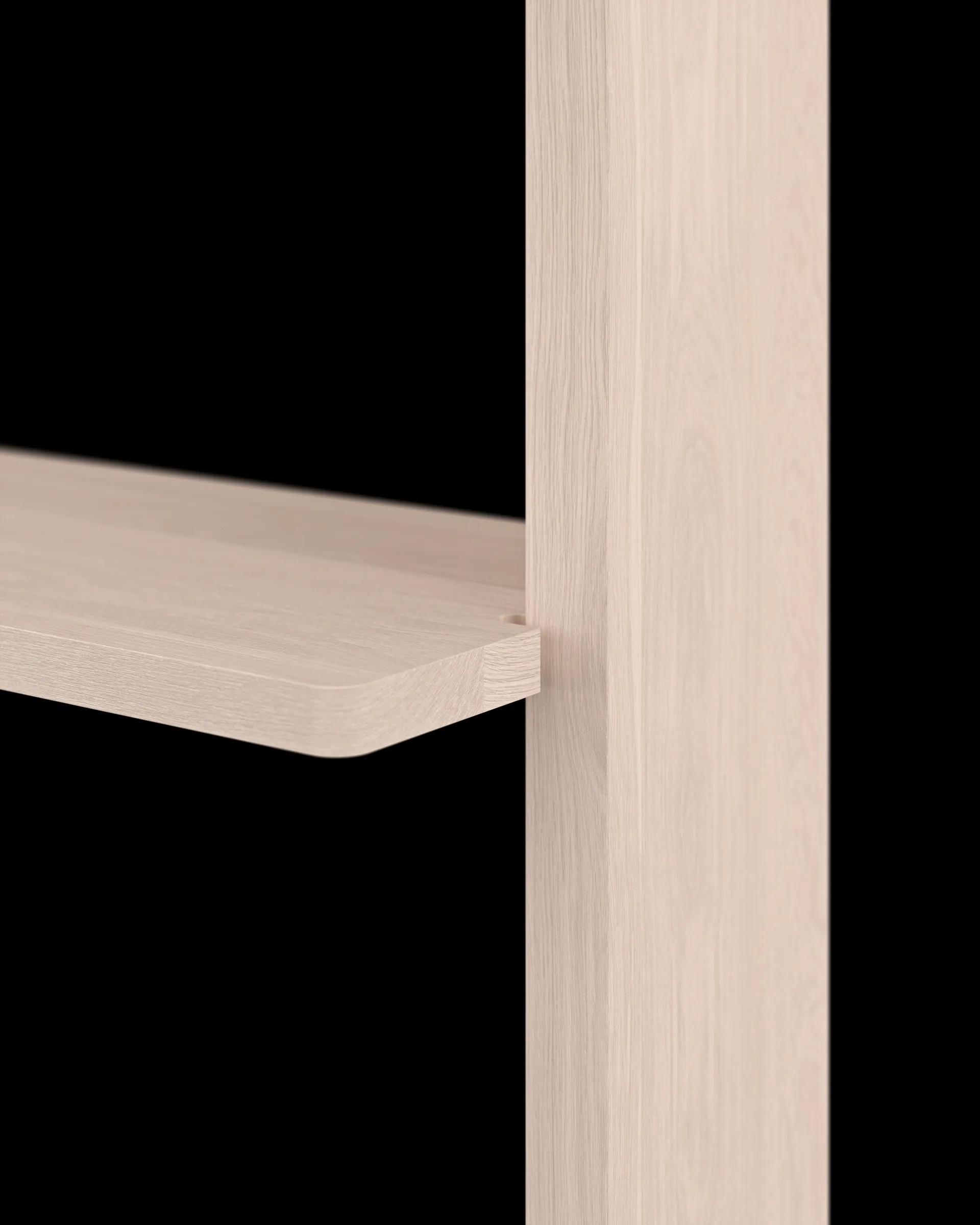 Estantería de pared Gridlock - T3-A9-9, Natural Ash Massproductions