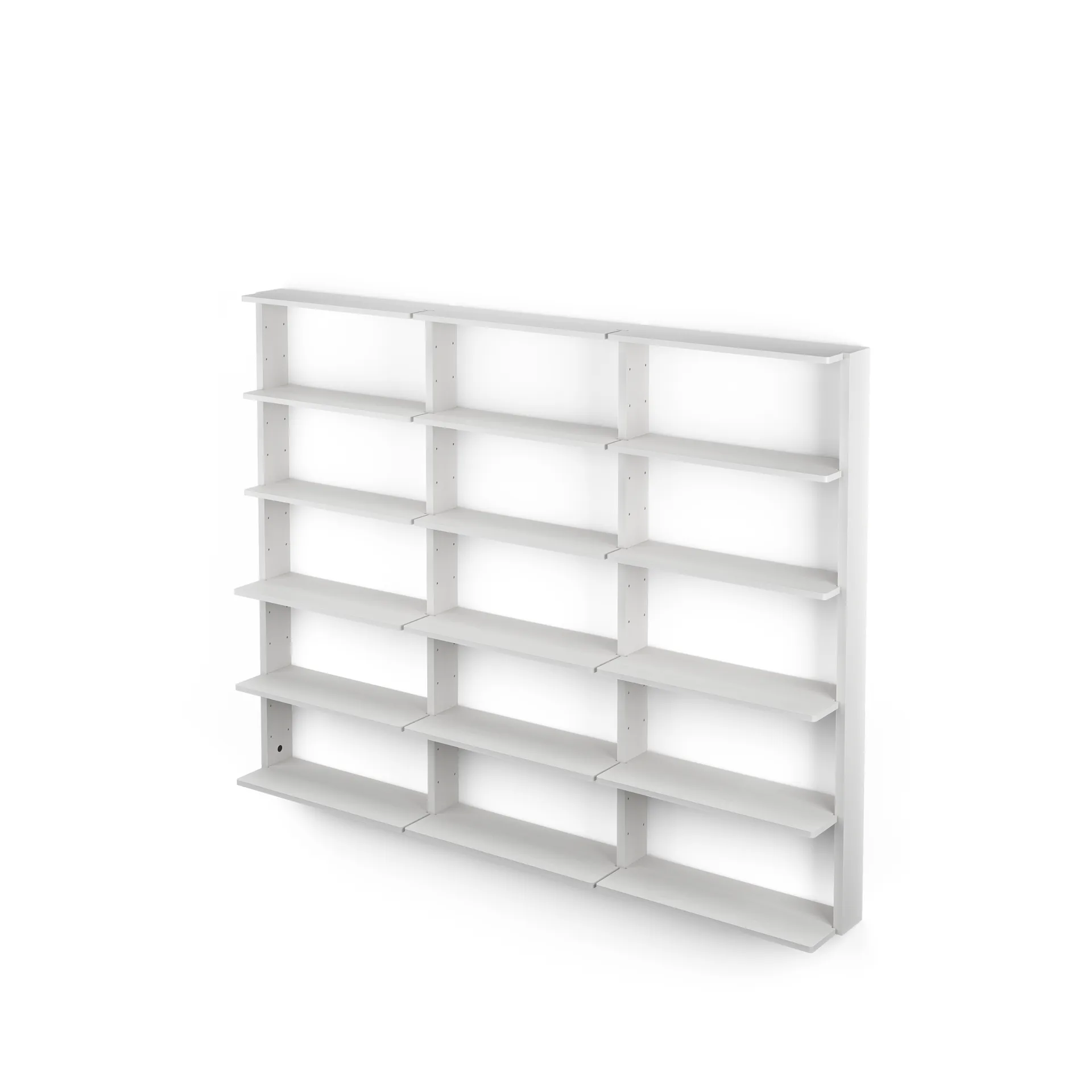 Estantería de pared Gridlock - T3-A9-9, White stained Ash Massproductions
