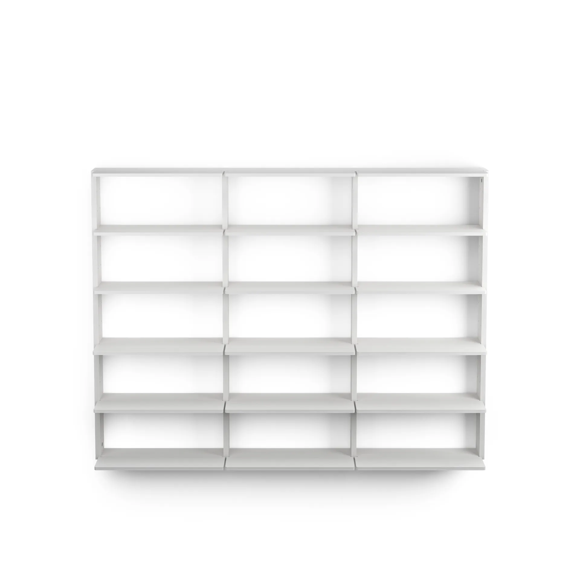Estantería de pared Gridlock - T3-A9-9, White stained Ash Massproductions