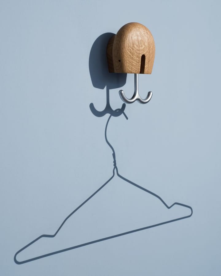 Gancho de pared Hércules, Roble tratado Massproductions